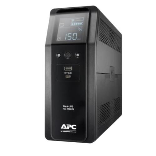APC Back-UPS Pro BR1600SI - UPS - 220-240 V c.a. V - 960 Watt - 1600 VA - 260 Wh - USB - connettori di uscita 8 - nero